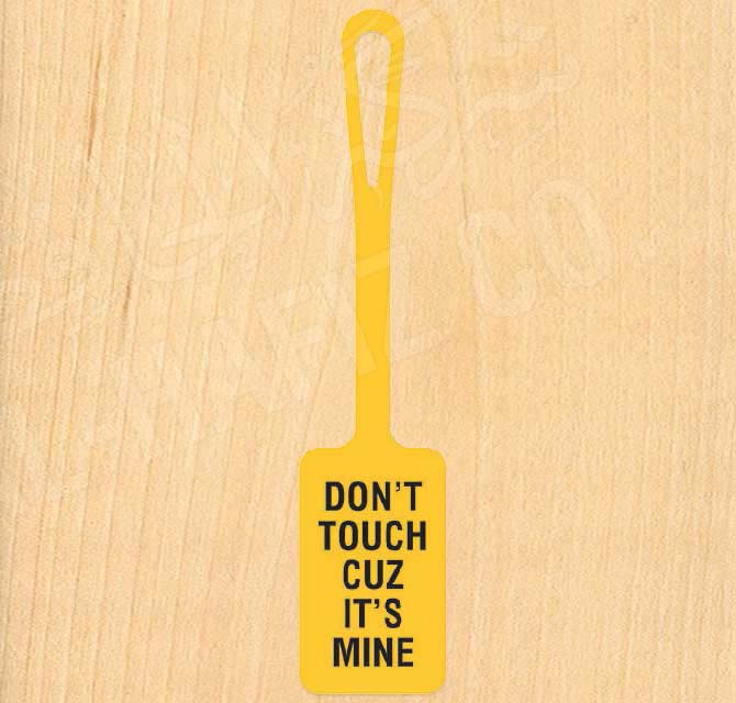 علامة الأمتعة المخصصة مع الطباعة الفضية أو الذهب الأصفر
